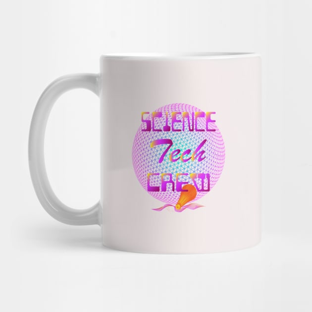 Science Tech Crew modern T-shirt Trendy for Science Technology Crewneck Squad by Sodsai